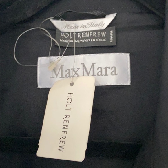 REDUCED! NWT MaxMara Black Ruffle Jacket Size 10 - Picture 2 of 7